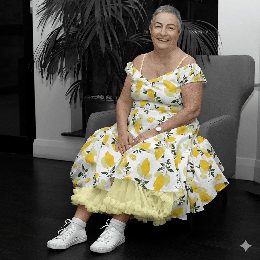 Jane in yellow dress compressed
